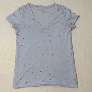 A New Day Blue T-shirt with Ladybugs